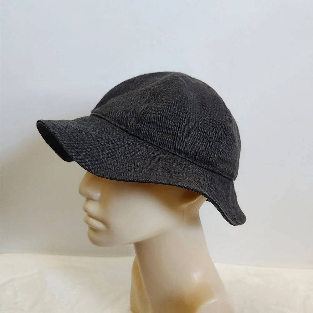 TILLEY Black Hemp Bucket Hat Size Medium